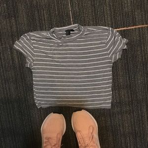 Striped Crop Top